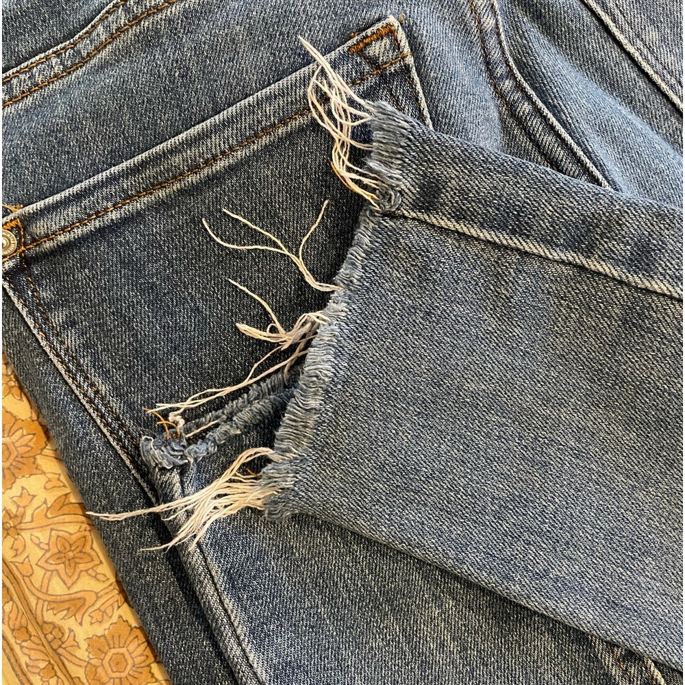 Raw Hem Mango Isa Skinny Jeans